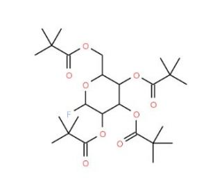 2,3,4,6-Tetra-O-pivaloyl-D-mannopyranosyl fluoride (CAS 187269-63-2) - chemical structure image