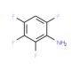 2,3,4,6-Tetrafluoroaniline 的分子结构, CAS编号: 363-73-5 2,3,4,6-Tetrafluoroaniline (CAS 363-73-5) - chemical structure image