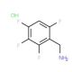 2,3,4,6-Tetrafluorobenzylamine hydrochloride - chemical structure image