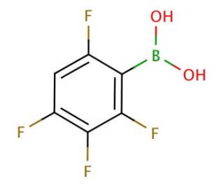 2,3,4,6-Tetrafluorophenylboronic acid (CAS 511295-00-4) - chemical structure image