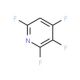 2,3,4,6-tetrafluoropyridine (CAS 3512-13-8) - chemical structure image