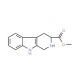2,3,4,9-Tetrahydro-1H-b-carboline-3-carboxylic acid methyl ester (CAS 16253-64-8) - chemical structure image