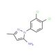 2-(3,4-Dichloro-phenyl)-5-methyl-2H-pyrazol-3-ylamine (CAS 76606-68-3) - chemical structure image