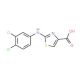 2-(3,4-Dichloroanilino)-1,3-thiazole-4-carboxylic acid (CAS 952182-44-4) - chemical structure image