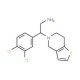 2-(3,4-dichlorophenyl)-2-(6,7-dihydrothieno[3,2-c]pyridin-5(4H)-yl)ethanamine - chemical structure image