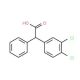 2-(3,4-Dichlorophenyl)-2-phenylacetic acid (CAS 88875-60-9) - chemical structure image