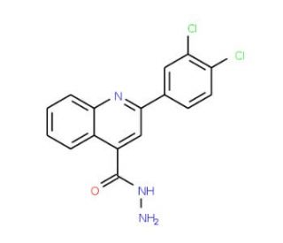 2-(3,4-Dichlorophenyl)quinoline-4-carbohydrazide - chemical structure image