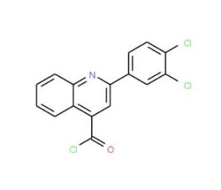 2-(3,4-dichlorophenyl)quinoline-4-carbonyl chloride - chemical structure image