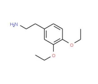 2-(3,4-Diethoxy-phenyl)-ethylamine (CAS 61381-04-2) - chemical structure image