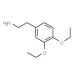 2-(3,4-Diethoxy-phenyl)-ethylamine (CAS 61381-04-2) - chemical structure image