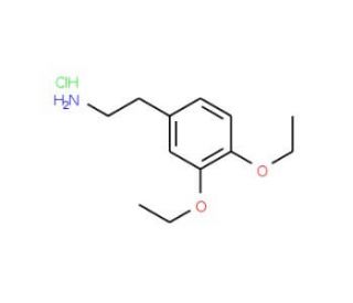 2-(3,4-Diethoxy-phenyl)-ethylamine hydrochloride - chemical structure image