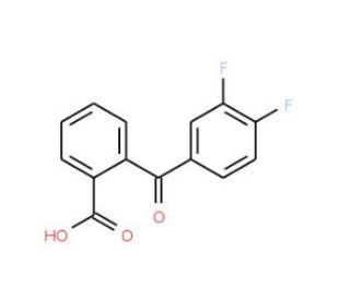 2-(3,4-difluorobenzoyl)benzoic acid - chemical structure image