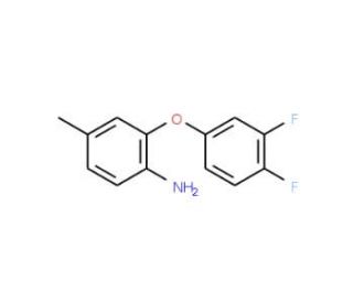 2-(3,4-Difluorophenoxy)-4-methylaniline - chemical structure image