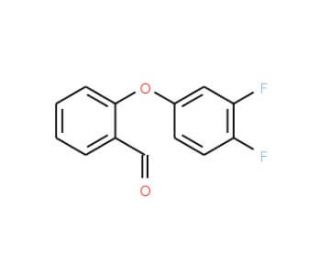 2-(3,4-Difluorophenoxy)benzenecarbaldehyde - chemical structure image