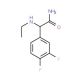 2-(3,4-difluorophenyl)-2-(ethylamino)acetamide - chemical structure image