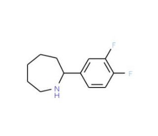 2-(3,4-Difluorophenyl)azepane - chemical structure image