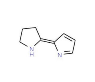 2-(3,4-Dihydro-2H-pyrrol-5-yl)-1H-pyrrole (CAS 10087-65-7) - chemical structure image