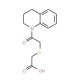 [2-(3,4-Dihydro-2H-quinolin-1-yl)-2-oxo-ethylsulfanyl]acetic acid - chemical structure image