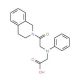 [[2-(3,4-Dihydroisoquinolin-2(1H)-yl)-2-oxoethyl]-(phenyl)amino]acetic acid - chemical structure image