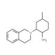 2-(3,4-dihydroisoquinolin-2(1H)-yl)-4-methylcyclohexanamine - chemical structure image