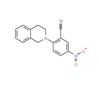 2-(3,4-Dihydroisoquinolin-2(1H)-yl)-5-nitrobenzonitrile - chemical structure image