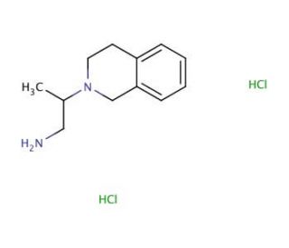 2-(3,4-dihydroisoquinolin-2(1H)-yl)propan-1-amine dihydrochloride - chemical structure image