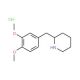 2-(3,4-Dimethoxy-benzyl)-piperidine hydrochloride (CAS 109247-03-2) - chemical structure image