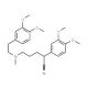 2-(3,4-Dimethoxy-phenyl)-5-{[2-(3,4-dimethoxyphenyl)-ethyl]methyl-amino}-pentanenitrile (CAS 95748-23-5) - chemical structure