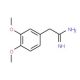 2-(3,4-Dimethoxy-phenyl)-acetamidine (CAS 757878-04-9) - chemical structure image