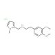 [2-(3,4-Dimethoxy-phenyl)-ethyl]-(1-methyl-1H-pyrrol-2-ylmethyl)-amine hydrochloride - chemical structure image