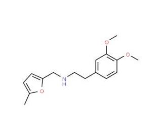 [2-(3,4-Dimethoxy-phenyl)-ethyl]-(5-methyl-furan-2-ylmethyl)-amine - chemical structure image