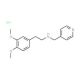 [2-(3,4-Dimethoxy-phenyl)-ethyl]-pyridin-4-yl-methyl-amine hydrochloride - chemical structure image