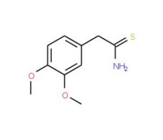 2-(3,4-Dimethoxy)-thioacetamide (CAS 145736-65-8) - chemical structure image