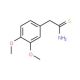 2-(3,4-Dimethoxy)-thioacetamide (CAS 145736-65-8) - chemical structure image