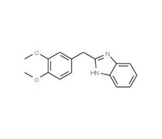 2-(3,4-dimethoxybenzyl)-1H-benzimidazole - chemical structure image