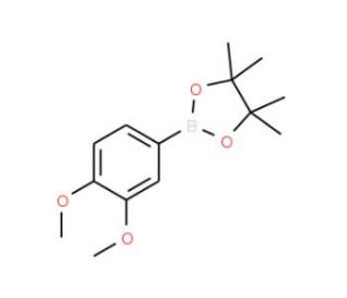 2-(3,4-Dimethoxyphenyl)-4,4,5,5-tetramethyl-1,3,2-dioxaborolane (CAS 365564-10-9) - chemical structure image