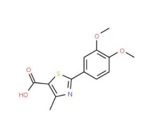 2-(3,4-dimethoxyphenyl)-4-methyl-1,3-thiazole-5-carboxylic acid - chemical structure image