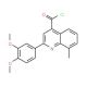 2-(3,4-dimethoxyphenyl)-8-methylquinoline-4-carbonyl chloride - chemical structure image