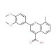 2-(3,4-Dimethoxyphenyl)-8-methylquinoline-4-carboxylic acid - chemical structure image
