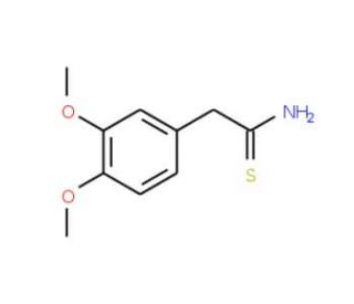 2-(3,4-dimethoxyphenyl)ethanethioamide (CAS 145736-65-8) - chemical structure image