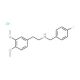[2-(3,4-Dimethoxyphenyl)-ethyl]-(4-fluoro-benzyl)-amine hydrochloride - chemical structure image