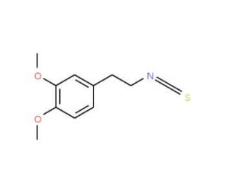 2-(3,4-Dimethoxyphenyl)ethyl isothiocyanate (CAS 21714-25-0) - chemical structure image