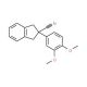 2-(3,4-dimethoxyphenyl)indane-2-carbonitrile - chemical structure image