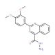 2-(3,4-Dimethoxyphenyl)quinoline-4-carbohydrazide (CAS 350997-66-9) - chemical structure image