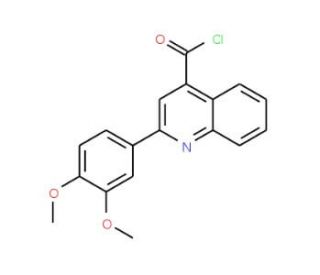 2-(3,4-dimethoxyphenyl)quinoline-4-carbonyl chloride - chemical structure image