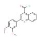 2-(3,4-dimethoxyphenyl)quinoline-4-carbonyl chloride - chemical structure image