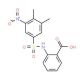 2-(3,4-Dimethyl-5-nitro-benzenesulfonylamino)-benzoic acid - chemical structure image