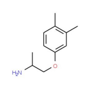 2-(3,4-Dimethyl-phenoxy)-1-methyl-ethylamine - chemical structure image