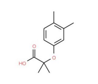 2-(3,4-Dimethyl-phenoxy)-2-methyl-propionic acid - chemical structure image