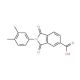 2-(3,4-Dimethyl-phenyl)-1,3-dioxo-2,3-dihydro-1H-isoindole-5-carboxylic acid (CAS 294667-04-2) - chemical structure image